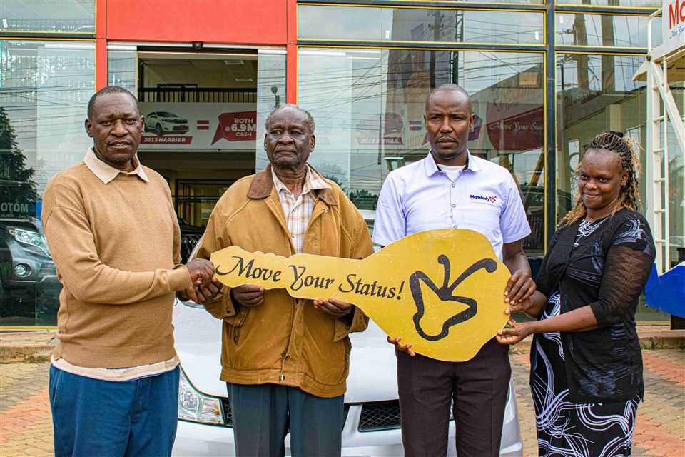 Daniel Kamau and family on release day
